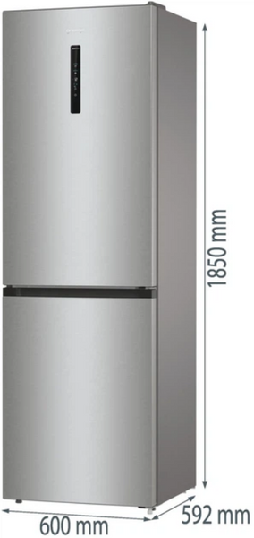 Двокамерний холодильник Gorenje NRK6192AXL4 55789 фото